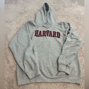 Gray Harvard Hoodie